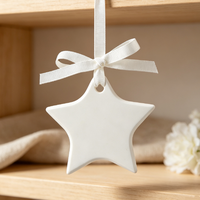 Diffuseur d'huiles essentielles en céramique en forme d'étoile, parfumé longue durée, pour voiture et armoire, désodorisant et diffuseur d'arômes.