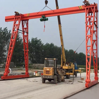 Pont roulant électrique MH-T 5 tonnes à usage extérieur avec poutre simple