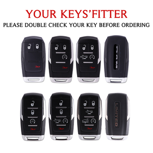 2021 2025 2024 Dodge Ram 1500 TPU trường hợp thiết kế sang trọng thông minh Keyless nhập chủ từ xa Key Fob Bìa 360 độ bảo vệ Bìa - Product Image 4