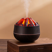 300ml Portable Électrique Charbon Humidificateur USB Cool Mist Oil Diffuseur Avec Veilleuse pour Aromathérapie Maison et Hôtel