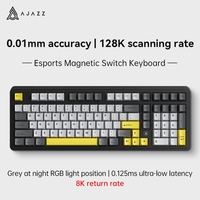 Hot Sale Magnetic Switch Gaming Keyboard RGB Backlit Type-C Interface Hall Switch Precision Designed for FPS Gaming