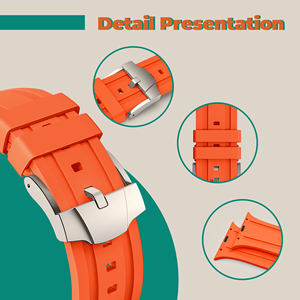 RYBスポーツFKMフルオロエラストマー時計バンド<span class=keywords><strong>Apple</strong></span> <span class=keywords><strong>Watch</strong></span>用Ultra 49mm 45mm、Iwatchシリーズ9/8/7/6/SE用プレミアム手首ストラップ - Product Image 4