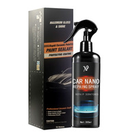 Cire en spray pour voiture X9, revêtement céramique nano - 330g, lavage auto sans eau, effet rapide, brillance élevée, couche de finition protectrice