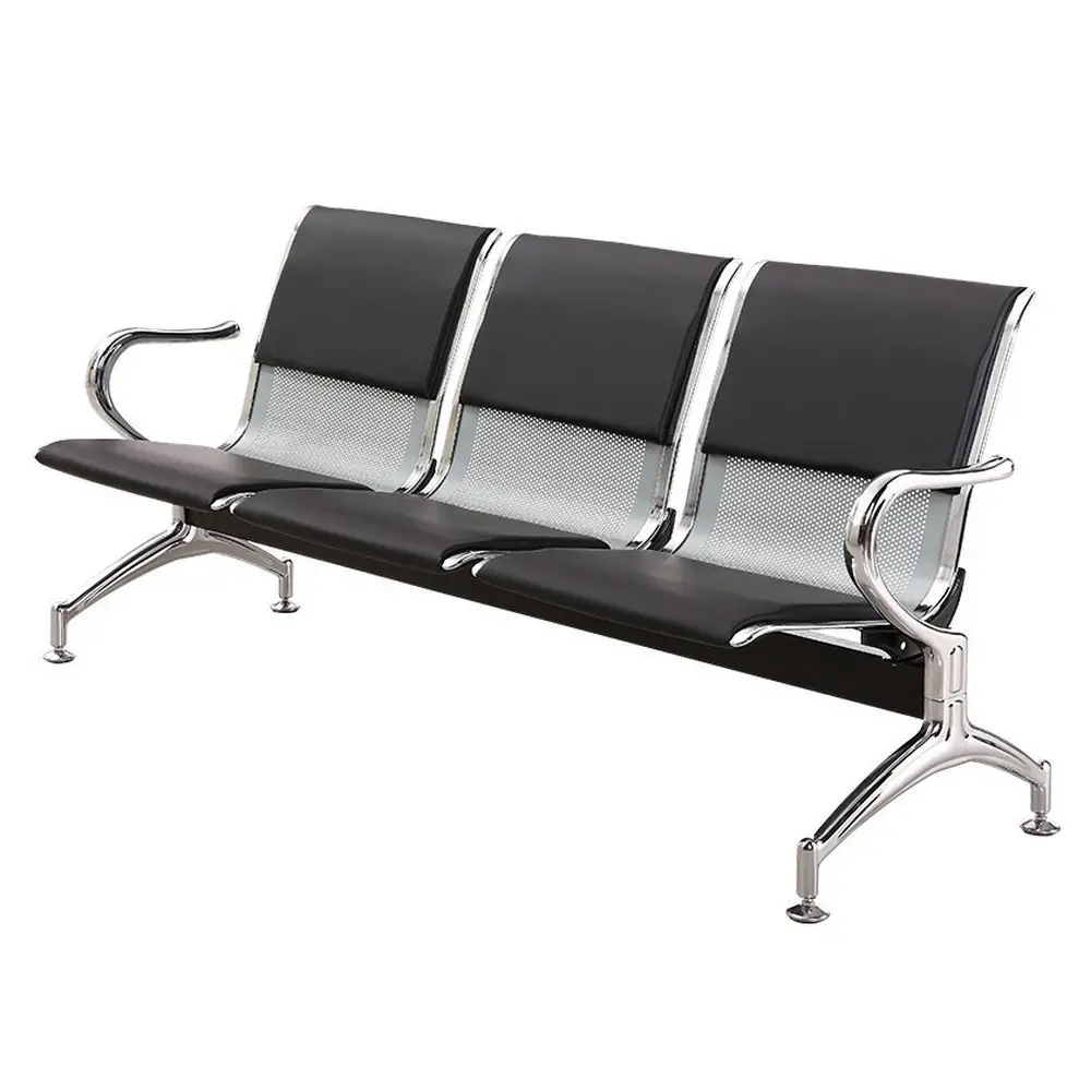 Factory wholesale Hospital ergonomic upholstered waiting room chair airport waiting are beam lounge seat
