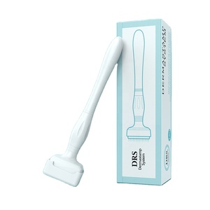 Pabrik grosir Derma <span class=keywords><strong>Roller</strong></span> DRS140 pribadi 0.5mm Microneedling <span class=keywords><strong>Stainless</strong></span> <span class=keywords><strong>Steel</strong></span> cap Titanium - Product Image 1