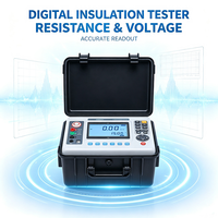 Testeur d'isolement pour transformateurs et générateurs HV 15 kV, Mégohmmètre haute précision 0,1 %, Protection IP54 pour câbles d'alimentation et appareillage électrique