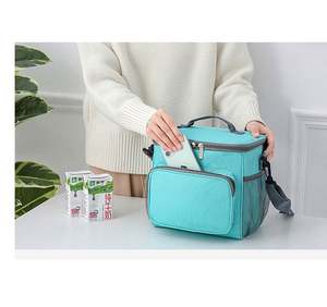 Bolsa Térmica de Gran Capacidad para Documentos o para Llevar al Hombro, con Aislamiento Térmico Grueso, para Estudiantes y Viajes, Bolsa de Picnic - Product Image 2