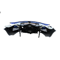 Adecuado para el conjunto de parachoques delantero, la rejilla de entrada de aire y el ventilador electrónico del Ghibli modelo 14 a 18 para Maserati.