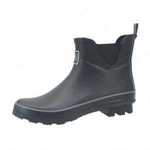 YL3571 Bottes <span class=keywords><strong>de</strong></span> <span class=keywords><strong>pluie</strong></span> Chelsea légères et imperméables en caoutchouc pour femmes, vente en gros - Product Image 3