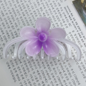 <strong>Colorful</strong> Plumeria <strong>Hair</strong> <strong>Claw</strong> Clip for Women Hawaiian Vacation Plastic <strong>Flower</strong> <strong>Hair</strong> <strong>Claw</strong> - Product Image 2