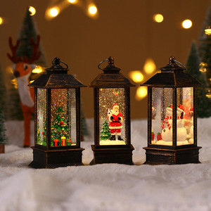 Adornos Navideños de Lujo con Luces LED, Regalos de <span class=keywords><strong>Navidad</strong></span>, Linterna Decorativa para el Hogar, Año Nuevo 2025 - Product Image 4