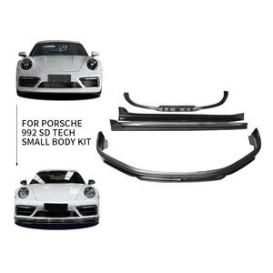Ultimo Design Kit Carrozzeria in Fibra di Carbonio Stile Te-chart per Porsche <span class=keywords><strong>911</strong></span> 992 SD Labbro Anteriore e Posteriore Minigonne Laterali - Product Image 1