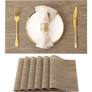 Elegant Boho Cotton Placemats Linen Table Settings for Everyday Use and Weddings Waterproof Knitted Paper - Product Image 2