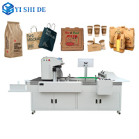 Machine d'impression automatique pour sacs en papier kraft et carton, imprimante d'emballage à passage unique, machine d'impression pour gobelets en papier et éventails