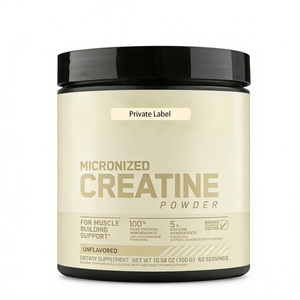 Creatina Monohidrato Pura Pre-Entrenamiento al por Mayor OEM, en Polvo, Sin Sabor, 300g, Sin OMG, Vegano - Product Image 1