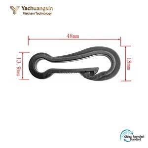Clip Hooks <b>Mini</b> Carabiner Buckle Paracord <b>Backpack</b> Straps Bag Clip Parts Hook Accessories Eco-friendly Plastic - Product Image 3