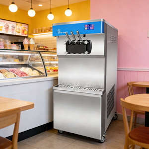 Máquina de Helados Suaves Internacional <span class=keywords><strong>Ali</strong></span> <span class=keywords><strong>Baba</strong></span>, Máquina de Helados Comercial de 30L/H - Product Image 1