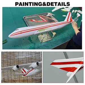 1:65 quy mô các hãng hàng không Kyrgyzstan <span class=keywords><strong>Boeing</strong></span> <span class=keywords><strong>747</strong></span>-200sf đặc biệt vận chuyển hàng hóa mô hình lớn máy bay triển lãm & hiển thị - Product Image 2