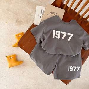 नवजात शिशु लड़की के कपड़े 12-18 महीने की छोटी आस्तीन टी-शर्ट और छोटे 2 पीस चाइल्ड आउटफिट - Product Image 6