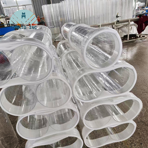 Tubo Acrílico Transparente TOMATO de PMMA, Cilindro de Plástico Transparente, Fabricación y Mecanizado de Tuberías - Product Image 1