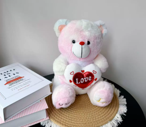 Orsacchiotto di Peluche a Forma di Cuore LOVE per Fidanzata Bambini Regalo Giocattolo di Peluche - Product Image 4