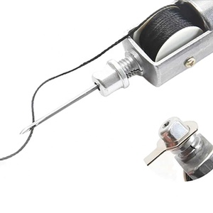 Herramienta de Costura de Cuero para Artesanía, Máquina de Coser Manual con Mango de Madera, para Zapateros, Tiras de Cuero, Costura de Bordes de Cuero - Product Image 1
