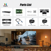 Écran LED géant pour événements, mur vidéo LED P2.6, panneau de location intérieur, écran LED de scène 500x500mm