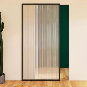Portes d'entrée principales d'entrée solides contemporaines Portes d'entrée pour maisons Porte pivotante principale extérieure moderne - Product Image 6