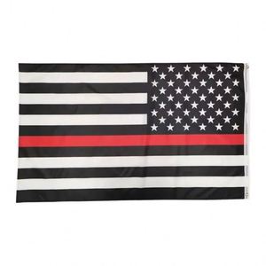 Bandera de EE. UU. de 90x150 cm (3x5 pies) con ojales de latón, línea delgada, acepta diseño personalizado, venta al por mayor - Product Image 6