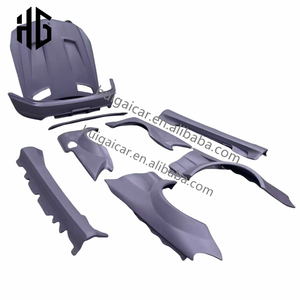 Protector de capó de coche personalizado para Mercedes Bens SL Black Series, Kit de carrocería, parachoques delantero, parachoques trasero, faldón lateral - Product Image 3