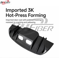 Diffuseur arrière en fibre de carbone, adapté pour la modification de la Corvette C6 2005-2013, fournisseur en gros de diffuseurs arrière en fibre de carbone sèche.