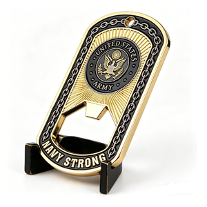 ที่เปิดขวดรูปป้ายห้อยคอ สลักลายธีมอินทรีและนางฟ้า แบบเคลือบเงา 3 มิติ ของที่ระลึกสำหรับวันพ่อและวันรับปริญญา - Product Image 5