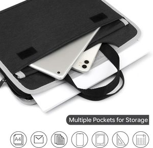 Mở rộng tập tin thư mục với xử lý di động tài liệu tổ chức Cặp tài liệu kinh doanh nộp hồ sơ túi một thư Kích thước 13 túi nhãn - Product Image 3