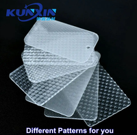 Feuille de diffuseur de lumière LED acrylique PMMA translucide optique à haute transmission de la lumière