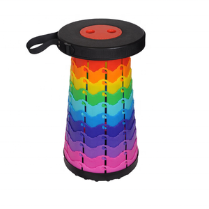 Tabourets rétractables arc-<span class=keywords><strong>en</strong></span>-ciel, tabourets portables, chaise pliante <span class=keywords><strong>de</strong></span> <span class=keywords><strong>salon</strong></span>, tabouret <span class=keywords><strong>de</strong></span> camping, chaise <span class=keywords><strong>de</strong></span> pêche pliable pratique - Product Image 1