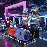 Funspace-Machine de jeu vidéo avec écran LCD HD 26 pouces, simulateur de course automobile, jeu d'arcade, langue anglaise, garantie 1 an