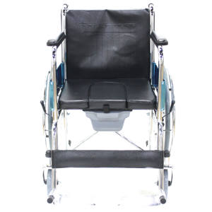 Ali Offre Spéciale Chaise d'aisance confortable avec roues Toilette de soins de santé pliable et portable personnalisée pour <span class=keywords><strong>Walker</strong></span> & Rollator - Product Image 3