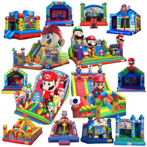 Castillo Inflable Personalizado con Temática de <span class=keywords><strong>Mario</strong></span> <span class=keywords><strong>Bros</strong></span> a Precio de Fábrica, Castillo Inflable para Niños con Tobogán de <span class=keywords><strong>Super</strong></span> <span class=keywords><strong>Mario</strong></span> - Product Image 1
