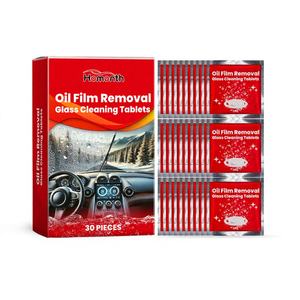 แท็บเล็ตทำความสะอาดกระจกรถยนต์แบบฟู่ละลาย ยี่ห้อโฮมมอนธ์ เป็นมิตรต่อสิ่งแวดล้อม ไม่ทิ้งคราบ ไม่กัดกร่อน สำหรับน้ำฝนและฝ้า - Product Image 1