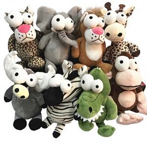 Vendita Diretta dalla Fabbrica, Nuovo Stile, Peluche Elefante Super Morbido in Cotone PP, Serie Fratelli della Foresta con Occhi Grandi, 11-30cm, Confetti per Matrimonio - Product Image 1