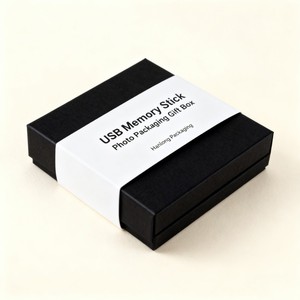 In kỹ thuật số Matt Đen USB <span class=keywords><strong>Memory</strong></span> <span class=keywords><strong>Stick</strong></span> có thể tháo rời Hộp Tùy chỉnh tinh tế handmade tông Hộp quà tặng - Product Image 5