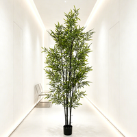 Articles de décoration de style chinois, plante en bambou artificiel, arbre artificiel, arrangements floraux pour événements, fêtes, Noël, mariages, cadeau d'anniversaire