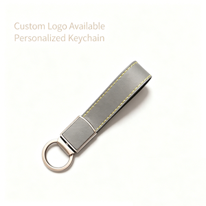 Llavero Personalizado 3D de Cuero Genuino para Auto, Colgante de Alta Calidad para BMW, Mercedes-Benz, Audi, VW - Product Image 1