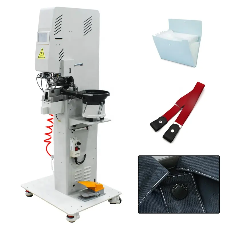 customize high-performance automatic multi-function snap button machine for jeans