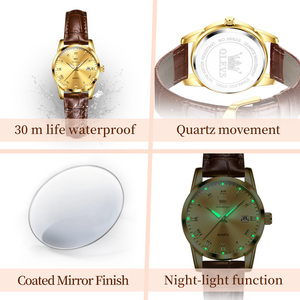 Montre OLEVS 5892 OEM, design étanche, classique, lumineuse, de luxe, pour <span class=keywords><strong>femme</strong></span>, avec logo personnalisé, mouvement à quartz. - Product Image 5