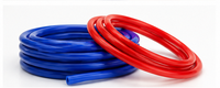 Tuyau en silicone renforcé de fibres, flexible, monocouche, pour équipement industriel
