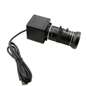 Webcam UVC Plug Play USB para Windows, Linux, Android, Mac, 120 FPS, obturador global, preto e branco, monocromático, varifocal, 5-50 mm