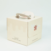 Boîte à dessert en papier écologique en gros pour usine, matériau de qualité alimentaire sûr, impression artisanale, logo personnalisé pour le marché mondial des boulangeries