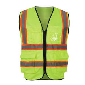 مرحبا فيس سترة عاكسة بناء الطريق السريع الطريق واجب سلامة العمل سترة الفلورسنت - Product Image 1