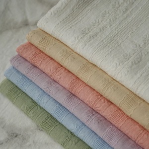 Tela Texturizada 100% Algodón BCI, Jacquard Dobby, Nuevo Diseño, Color Crudo, para Confección de Vestidos <span class=keywords><strong>y</strong></span> Juguetes para Niñas - Product Image 6